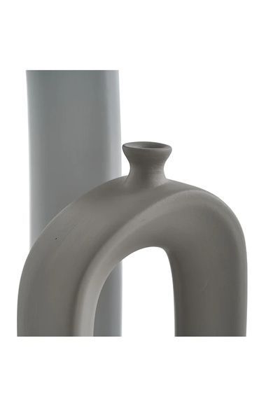 Декоративная ваза Artsy Doğtaş Home из матовой керамики Синяя 18x13.5x45 см 3200401400-3 фото