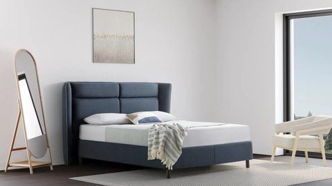 Комплект: кровать PRUVA GK8152 с местом для хранения + матрас Aloe Vera Life в подарок (150 &times; 200 см) 3120021517+3120021178+3300002959 фото