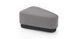 Pouf Mona din stofă decorativă 85 x 60 x 36 cm Sur/Alb