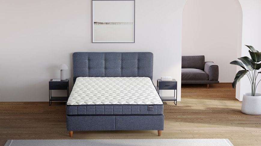 Комплект: кровать SANDES GK2121 с местом для хранения + матрас Duo Sense Bamboo в подарок (160 &times; 200 см) 3120018530+3120018547+3300003422 фото