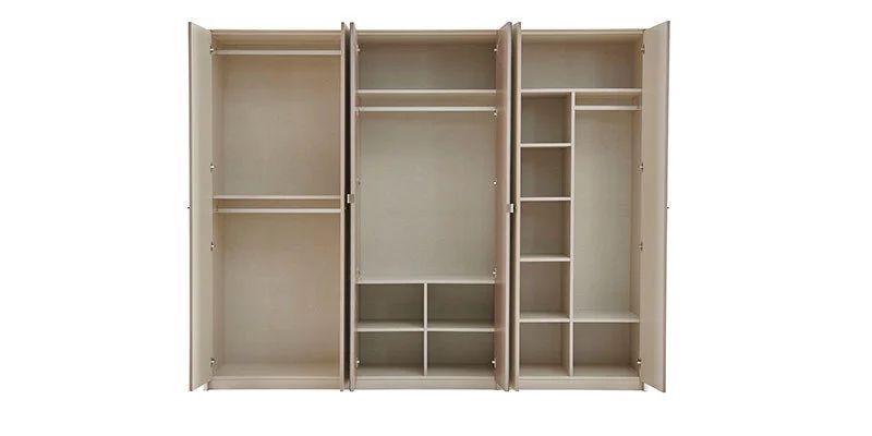 Шкаф для спальни Milena с 6 дверями, крем, 270.6 см 3200395071 фото