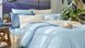 Set lenjerie de pat Stark Blue/Mink din bumbac 100% (160 x 220 cm) Albastru/bej