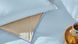 Set lenjerie de pat Stark Blue/Mink din bumbac 100% (160 x 220 cm) Albastru/bej