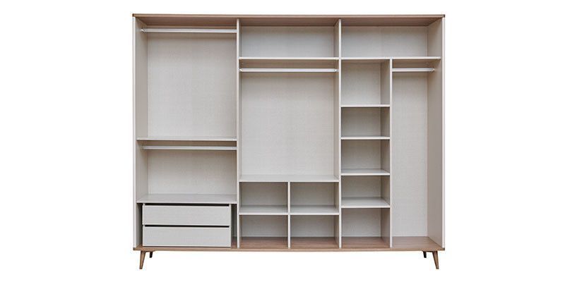 Шкаф для спальни Margo с 6 дверями и зеркалом, ширина 272 см 3200419702 фото