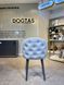 Scaun (set 4 buc) Arora matlasat din catifea și picioare lemn Sur Deschis