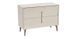 Comodă cu 2 sertare Milena Crem/Bronz 110.3 x 48.3 x 79.9 cm
