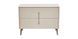 Comodă cu 2 sertare Milena Crem/Bronz 110.3 x 48.3 x 79.9 cm