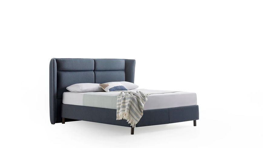 Pat tapițat cu depozitare Bow Lova GK 8152 180 x 200 cm 3120021519+3120021300 foto