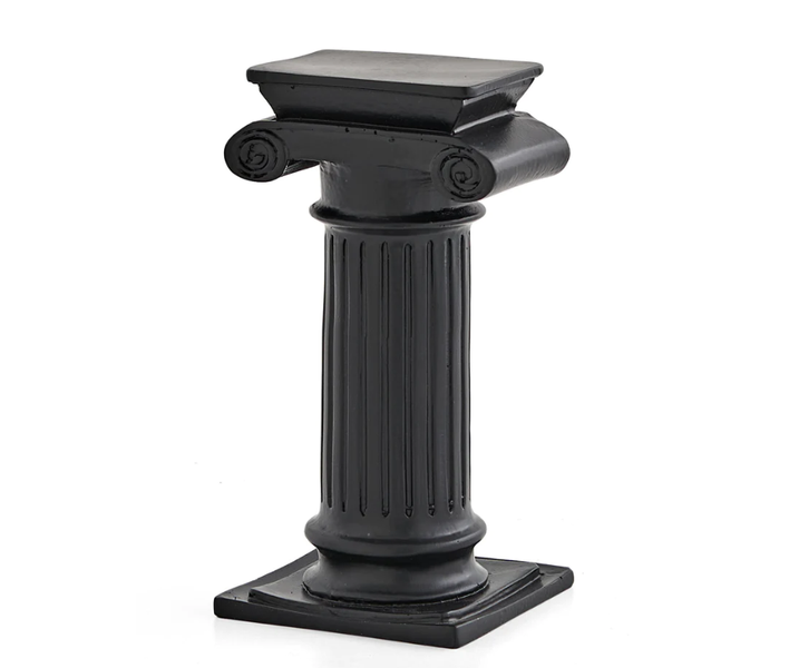 Statuetă decorativă Column Black 12 x 18 cm negru 3200392394 foto