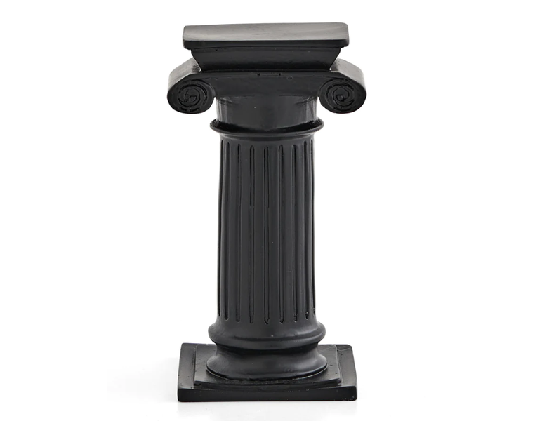 Statuetă decorativă Column Black 12 x 18 cm negru 3200392394 foto