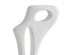 Decorațiune interioară din ceramică Hole White 13.5x43 cm, 1
