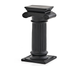 Statuetă decorativă Column Black 12 x 18 cm negru