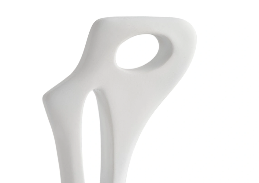 Decorațiune interioară din ceramică Hole White 13.5x43 cm 3200392383 foto