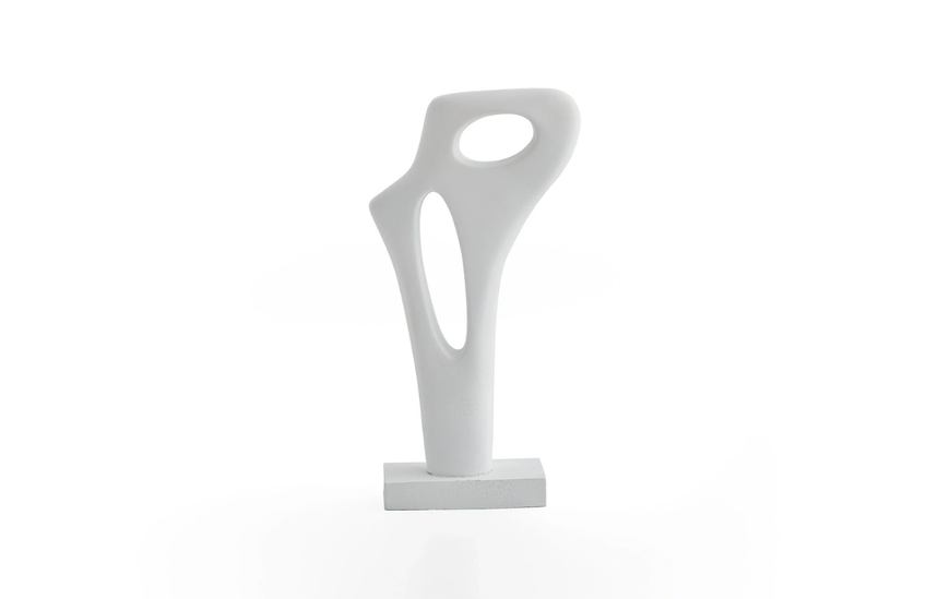 Decorațiune interioară din ceramică Hole White 13.5x43 cm 3200392383 foto