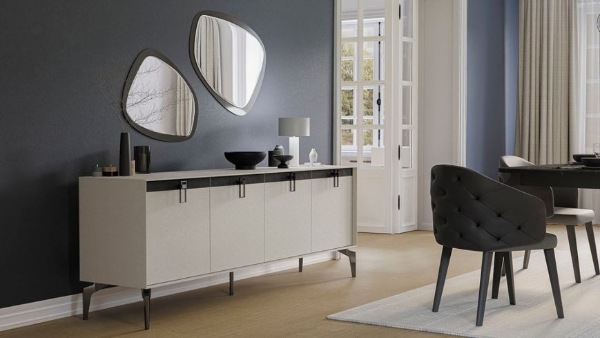 Декоративное зеркало Arora Antracit 80.1 x 65.6 cm 3200390084 фото