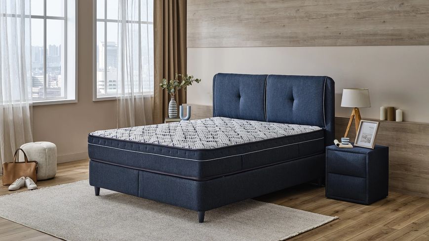 Saltea hibridă American Master Plus cu arcuri Pocket Springs și Memory Foam 180 x 200 cm 3300002439 foto