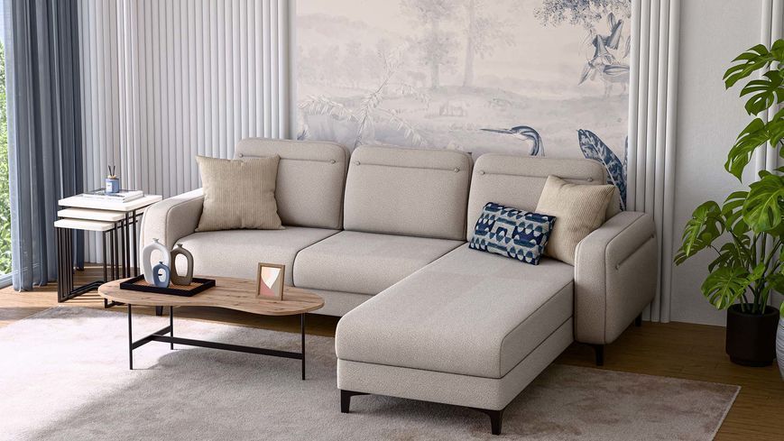 Colțar extensibil Lumeris dreapta 262 x 209 cm cu spațiu de dormit 201 x 217 cm 3120023732 / 3120023968 / 3120023856 / 3120023965 / 3120023859 / 3120023962 - 3120024207 / 3120024208 / 3120024209 / 3120024260 / 3120024261 / 3120024262 foto