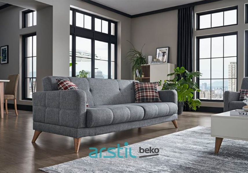 Canapea extensibilă Mayer 207 cm lungime cu 2 locuri 3120022329 / 3120022332/ 3120022338/ 3120022335 foto