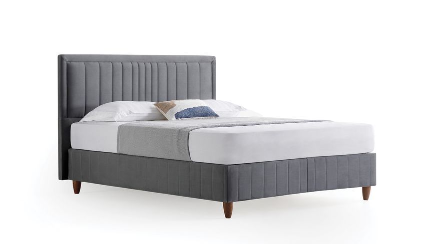 Кровать с местом для хранения Lova Eliss из ДСП с мягким изголовьем GK2252 (160 x 200 см) 3120018394+3120018353 фото