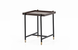 Măsuță de cafea Matilda din pal și metal nuc/negru 50 x 55 x 60 cm
