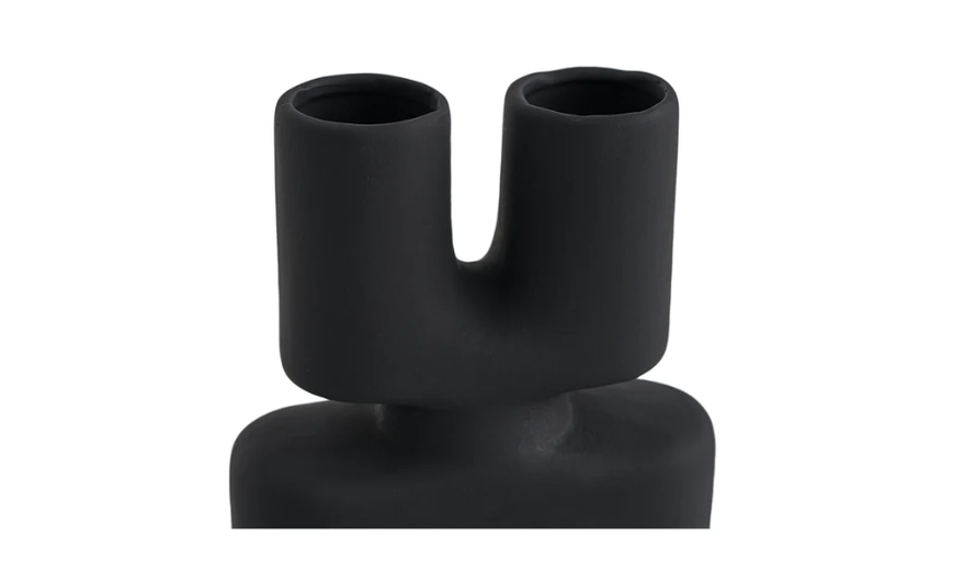 Vază decorativă Gabriel 23 x 14 x 60 cm negru mat 3200401402 foto