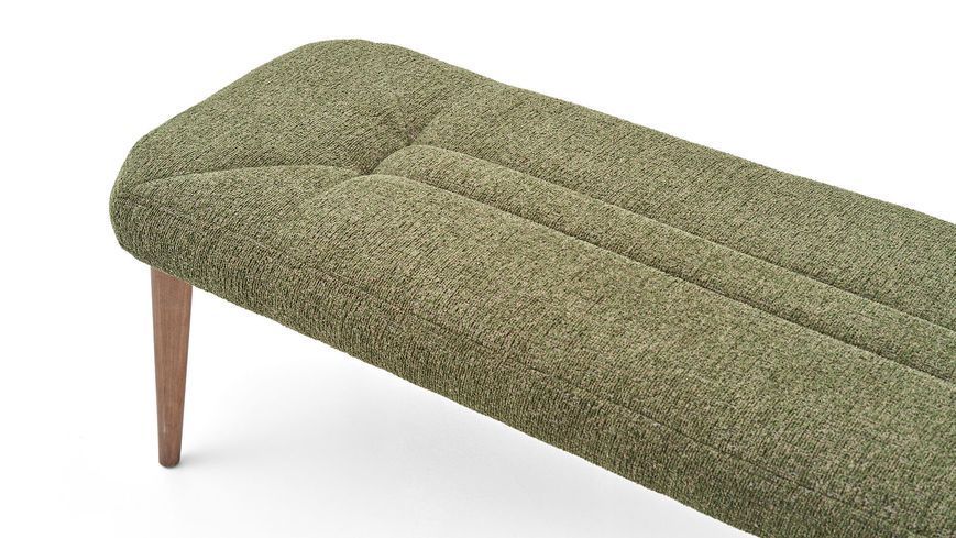 Banchetă tapițată Brita 137 x 45 x 43 cm Verde/Maro 3120010878 foto