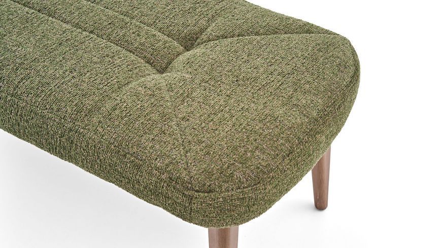 Banchetă tapițată Brita 137 x 45 x 43 cm Verde/Maro 3120010878 foto