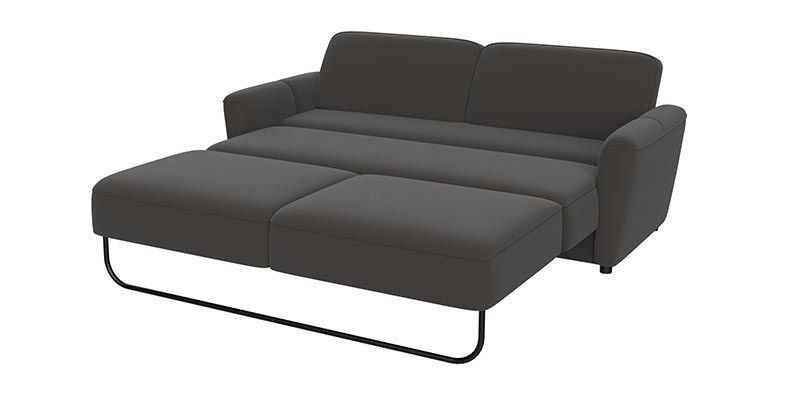 Canapea extensibilă Remy Velvet Gri &Icirc;nchis 196 cm (165x183 cm) 3120018660 foto