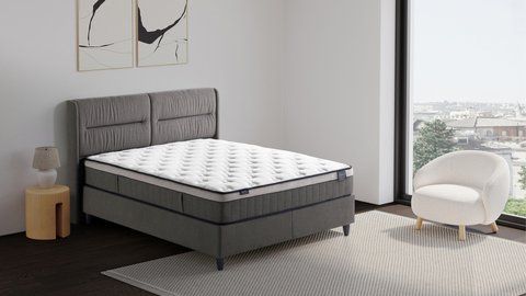 Saltea ortopedică Sportive Comfort cu arcuri individuale Pocket Spring 160 x 200 x 27 cm 3300003439 foto