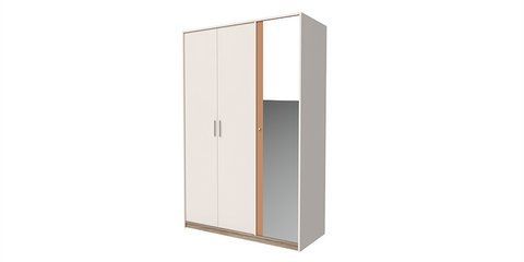 Dulap pentru cameră copii Doris cu 3 uși 135.9 x 60.5 x 210.5 cm 3200419266 foto