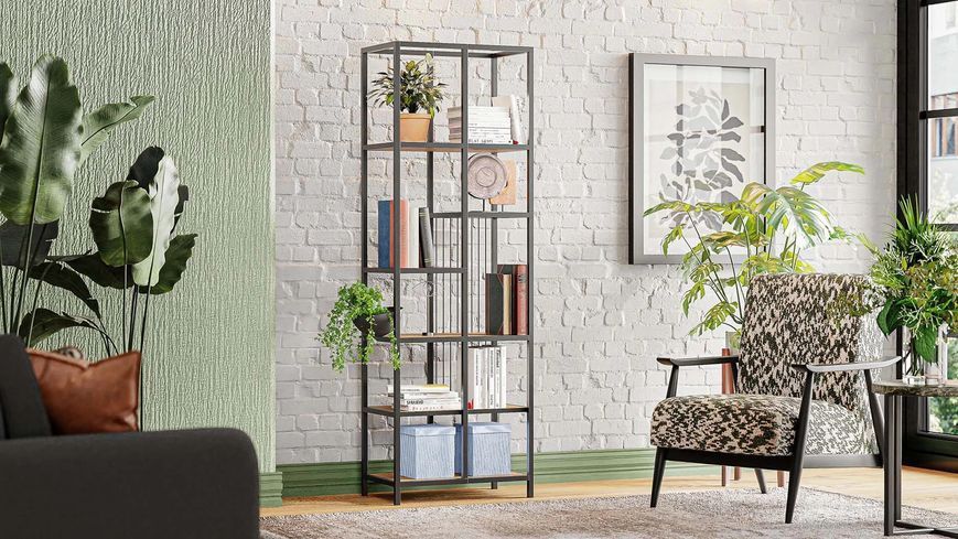 Bibliotecă living Zenit 60 x 35 x 180 cm 3200407785 foto