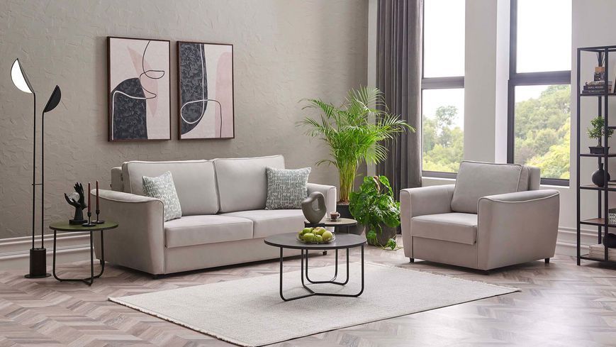 Canapea extensibilă Remy Velvet Sur Deschis 165 cm 3120018570-2364 foto