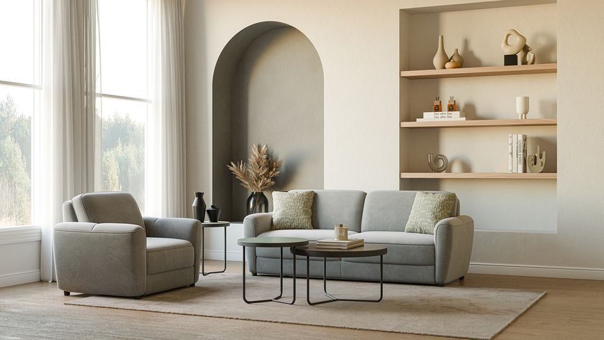 Canapea extensibilă Remy Velvet Sur Deschis 165 cm 3120018570-2364 foto
