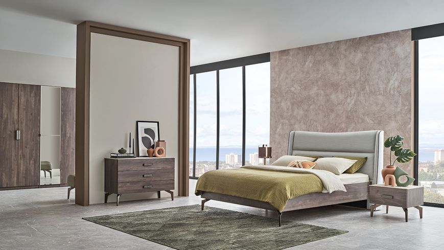 Comodă pentru dormitor Piero Nuc Venus din pal și metal 109 x 46.9 x 75.6 cm 3200394897 foto