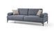 Canapea fixă TRENTO GK2346 (243 cm) &ndash; Stofă Gri-Albastru