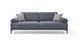 Canapea fixă TRENTO GK2346 (243 cm) &ndash; Stofă Gri-Albastru