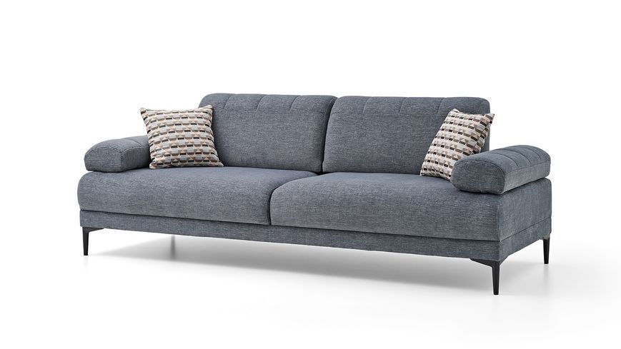 Canapea fixă TRENTO GK2346 (243 cm) &ndash; Stofă Gri-Albastru 3120017418 foto