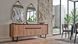 Oglindă decorativă Solid Natural din pal și sticlă 63,2 x 80 cm