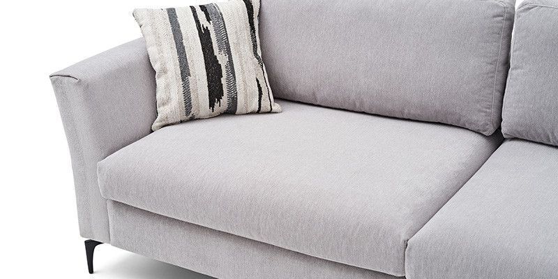 Canapea fixă Duetto tip L lungime 245 cm gri 3120018601 / 3120018646/ 3120018648 / 3120018650 / 3120018652 foto