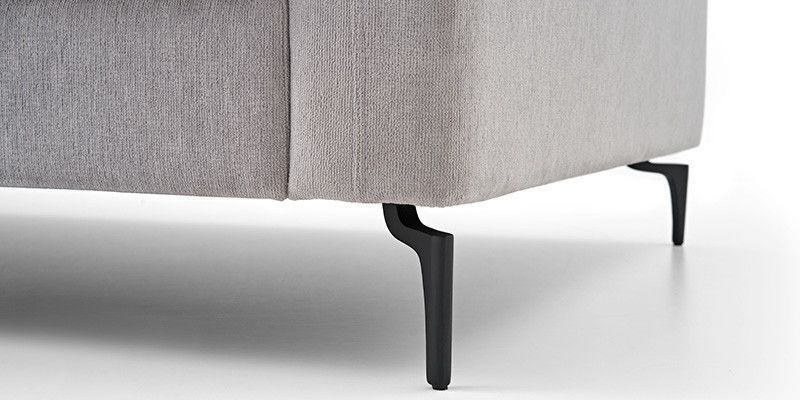 Canapea fixă Duetto tip L lungime 245 cm gri 3120018601 / 3120018646/ 3120018648 / 3120018650 / 3120018652 foto