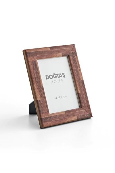 Ramă foto decorativă Doğtaş Home Walnut din lemn nuc 15 x 21 cm 3200392749 foto