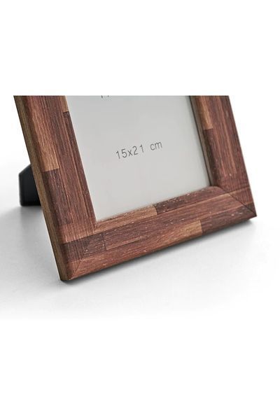 Ramă foto decorativă Doğtaş Home Walnut din lemn nuc 15 x 21 cm 3200392749 foto