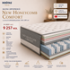 Saltea ortopedică New Honeycomb Comfort cu arcuri individuale pocket, 160 x 200 cm