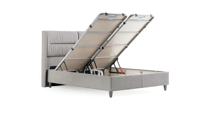 Кровать PALMON с местом для хранения и мягким изголовьем GK8147 (180 &times; 200 см) 3120019217+3120019106 фото