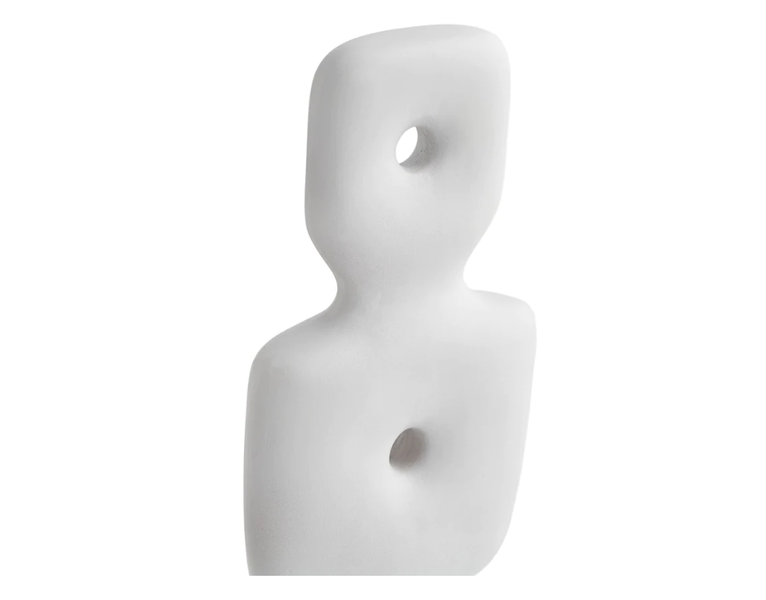 Интерьерное украшение из керамики Big Hole White 14x40 см 3200392385 фото
