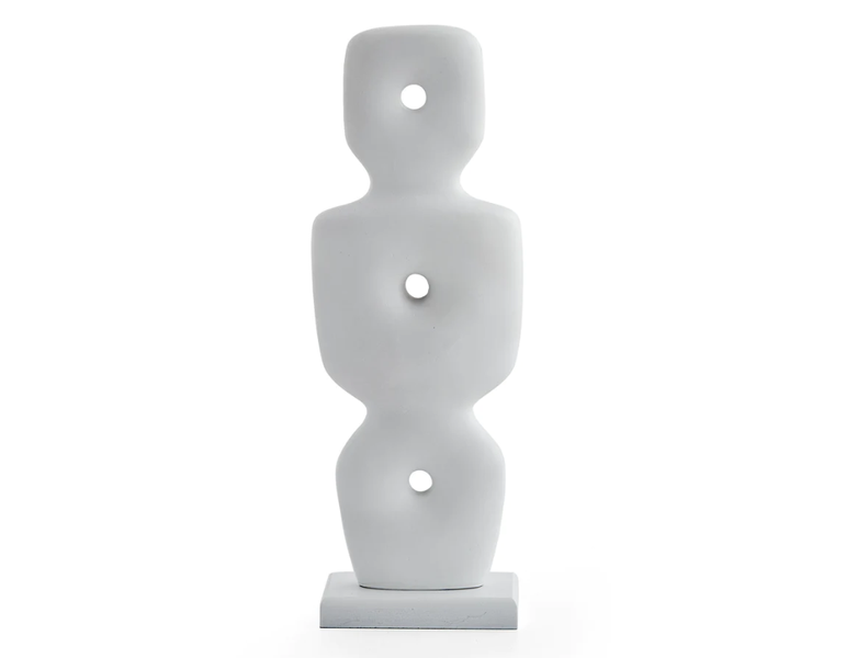 Интерьерное украшение из керамики Big Hole White 14x40 см 3200392385 фото