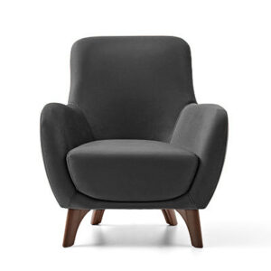 Fotoliu HILDA, GK2252 velvet sur închis